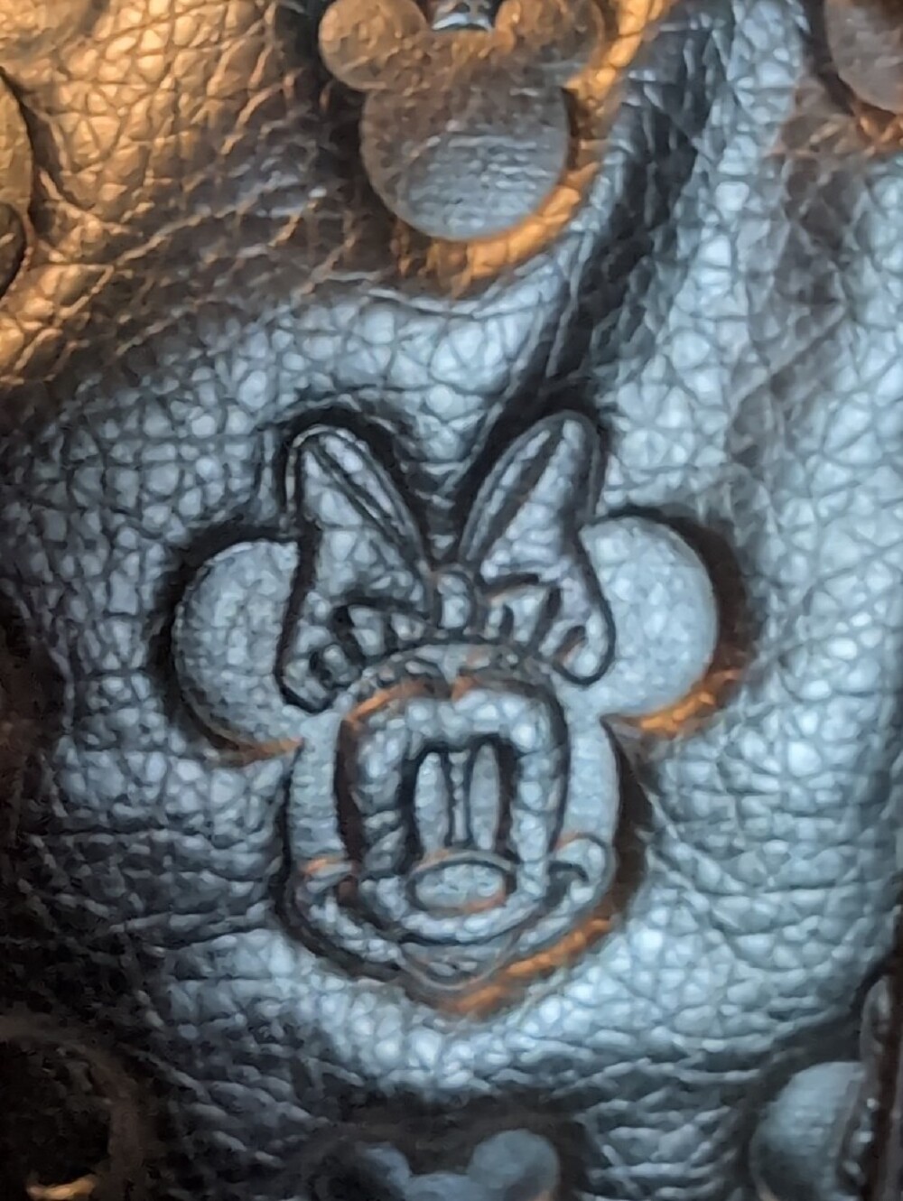 Loungefly Embossed Faux Leather Minnie And Mickey Mouse Purse - Picture 5 of 16